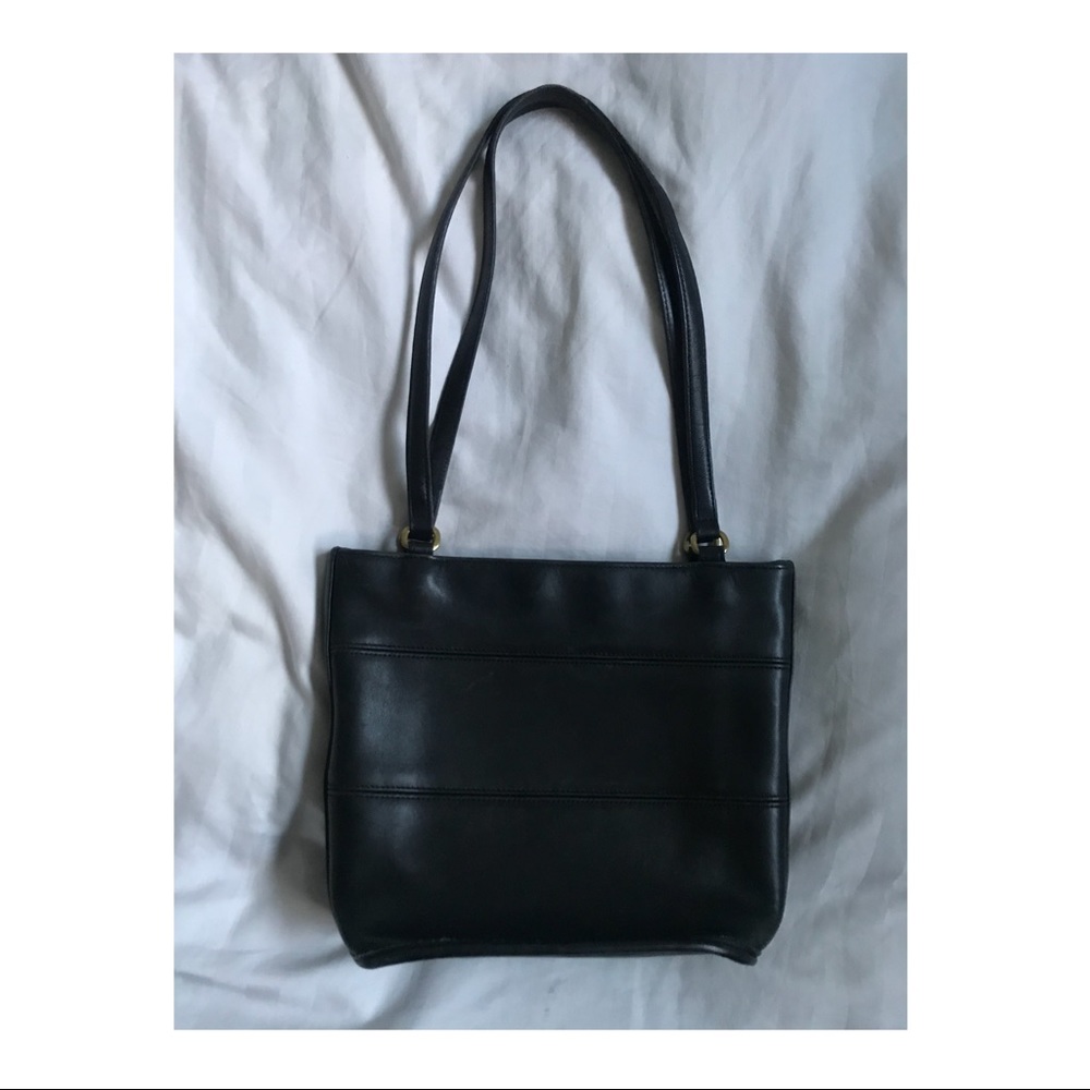 VINTAGE COACH black shoulder bag